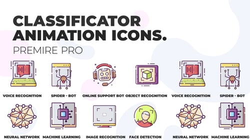 Classificator & Bot - MOGRT Icons