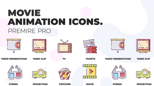 Movie & Award - MOGRT Icons