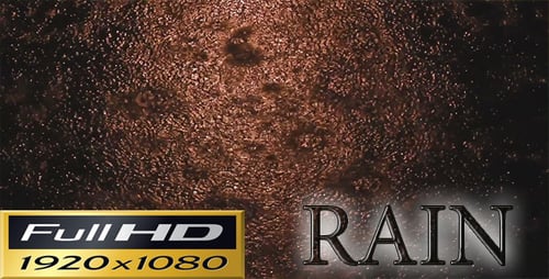 Abstract Raindrops on Wet Pavement at Night