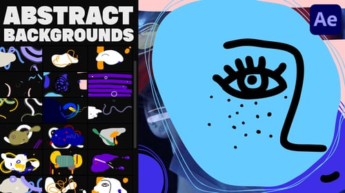 Abstract Backgrounds And Overlays for After Effects