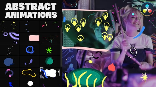 Abstract Elements for DaVinci Resolve
