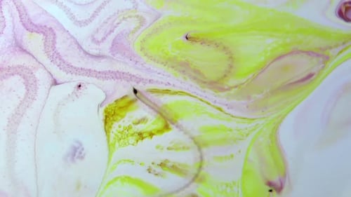 Abstract Paint Colors Mixing Background