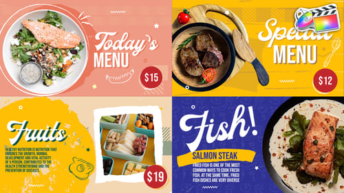 Restaurant Food Menu | FCPX