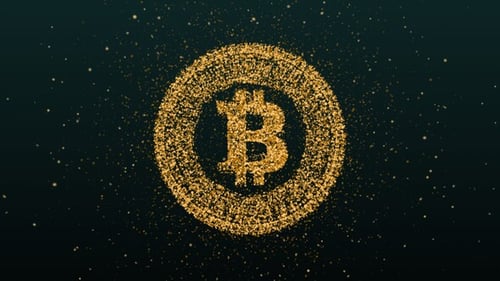 Bitcoin Cryptocurrency Logo Reveal