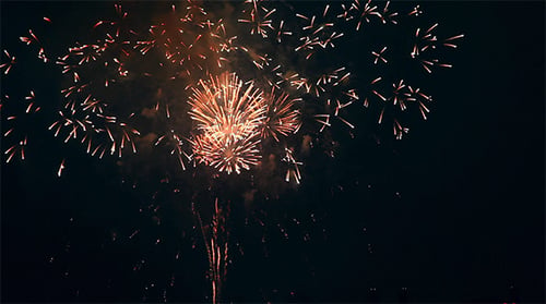 Fireworks Golden