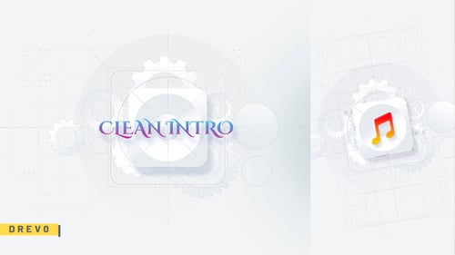 Clean Intro/ Simple Logo Reveal Platinum Elegant Corporate Architect Blueprint Construction Engineer