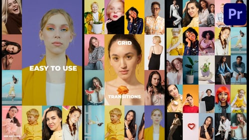 Grid Transitions for Premiere Pro