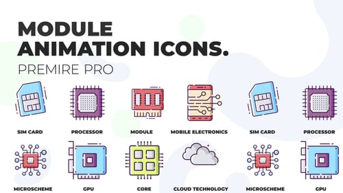 Module & Core - MOGRT Icons