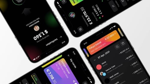 Modern Mobile App Promo with Dynamic UI Animations