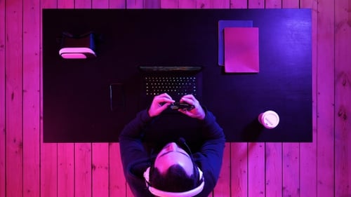 Gamer finished playing game