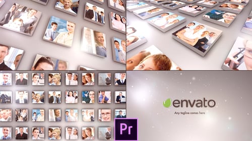 Multi Photos Gallery Logo - Premiere Pro