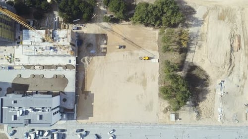 Imagen satelital del relieve del sitio de construcción