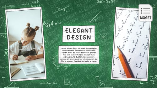 Grunge Education Opener - MOGRT