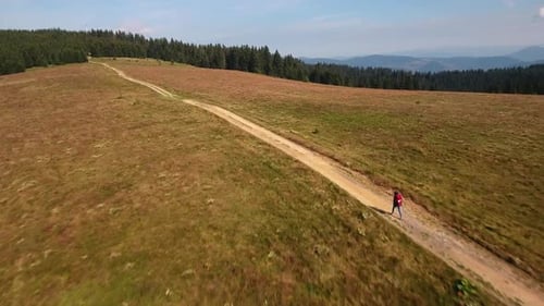 Flying Over Hiker Mountain