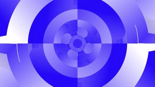 Abstract Geometric Circular Pattern Reveal Transition