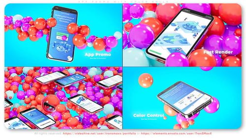 App Promo With Color Balls