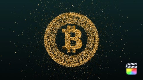 Bitcoin Cryptocurrency Logo Reveal