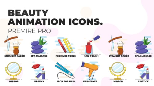 Beauty - Animation Icons (MOGRT)
