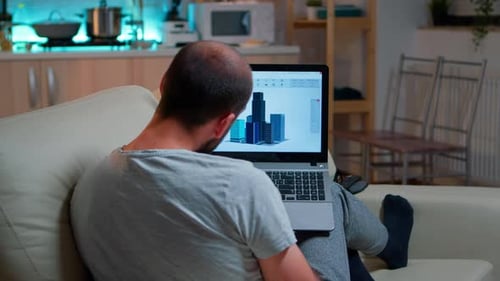 Architect Using Cad Software to Design Industrial Prototype