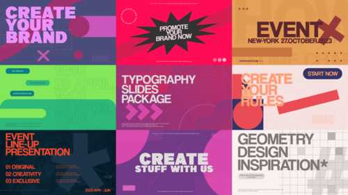 Typography Slides Pack