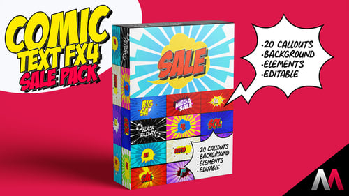 Comic Text Fx4_Sale Pack