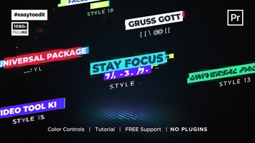 Glitch Typography | Premiere Pro