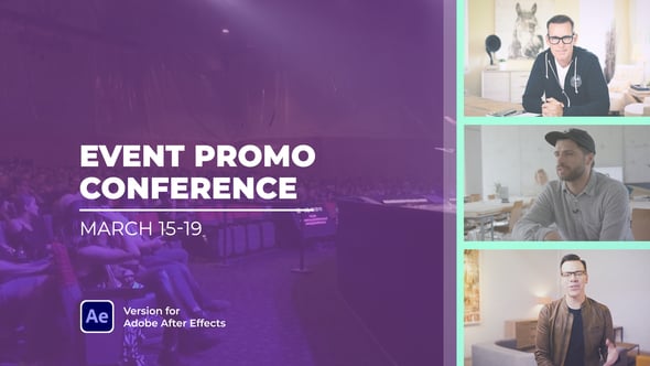 Clean Event Schedule Promo with Dynamic Typography, Openers ft ...