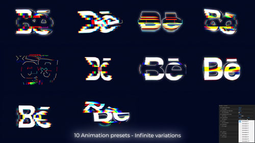 Minimal Glitch Logo