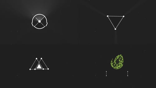 Black White Shapes Intro For Premiere Pro