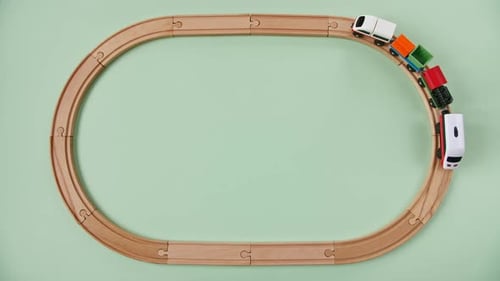 Kinderspielzeug Holzbahn