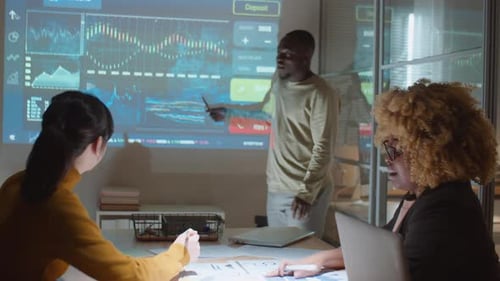 Business Presentation of Financial Data to Coworkers