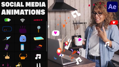 Social Media Stickers for After Effects