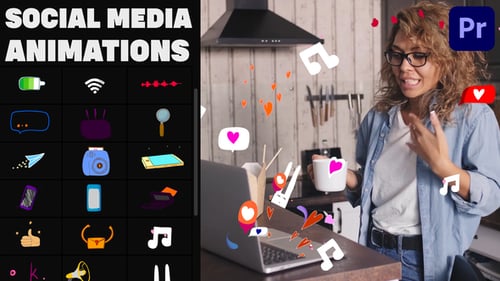 Social Media Stickers for Premiere Pro