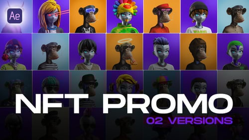 Modern NFT Digital Art Promotion Template