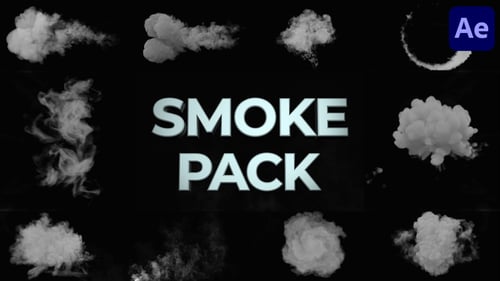 Dynamic Action Smoke Elements for Visual Effects and Transitions