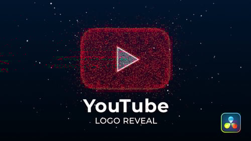 Youtube Particles Logo Reveal