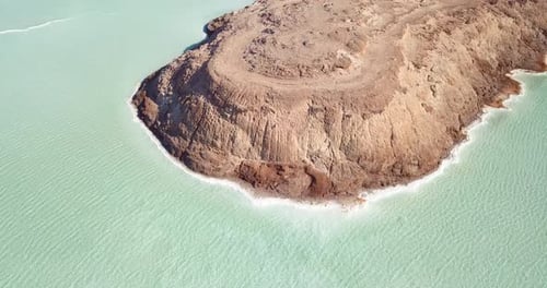 Djibuti Lake Assal Aerial