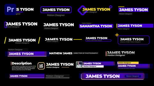 Minimal Corporate Lower Thirds Pack