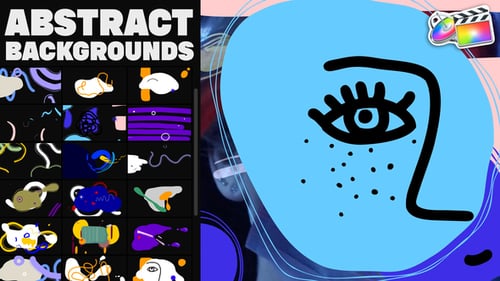 Abstract Backgrounds And Overlays for FCPX