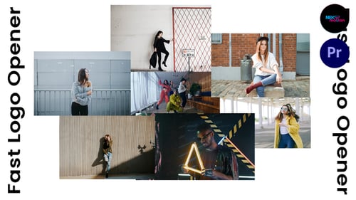 Dynamic Logo Reveal with Fast Kinetic Typography and Modern Transitions