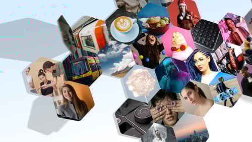 Nuevo pisotón de fotos en mosaico 4K