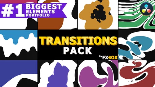 Funny Liquid Transitions | DaVinci Resolve