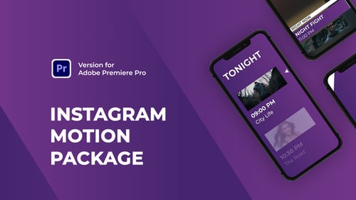 Dynamic Instagram Broadcast Pack for Social Media Videos