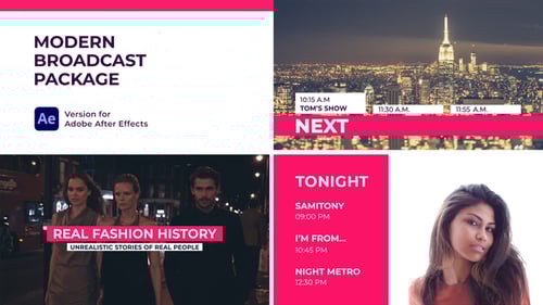 Modern Motion Broadcast Package