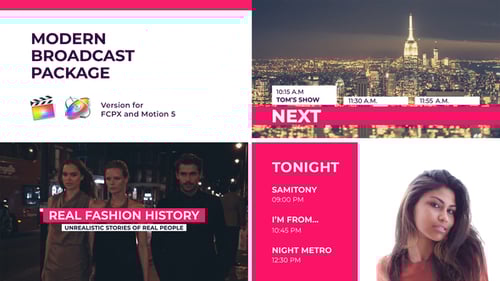 FCPX Modern Broadcast Package