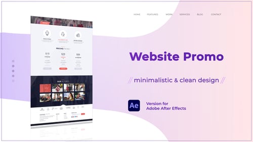 Minimal Website Promo