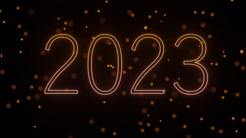 New Year 2023 Neon Celebration Title Reveal