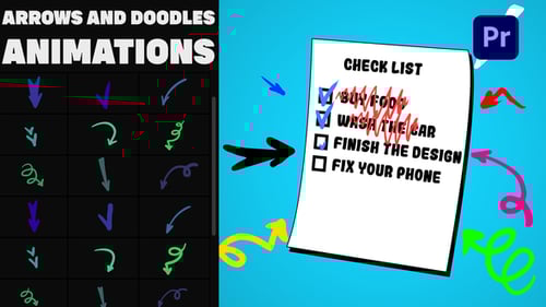 Arrows And Doodles Animations for Premiere Pro