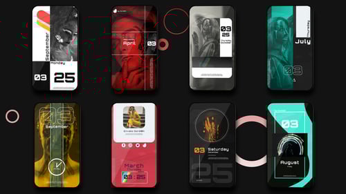 Animated Modern Social Media Date Countdown Story Templates