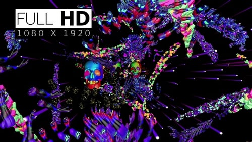 Psychedelischer Kunst-Hintergrund 02